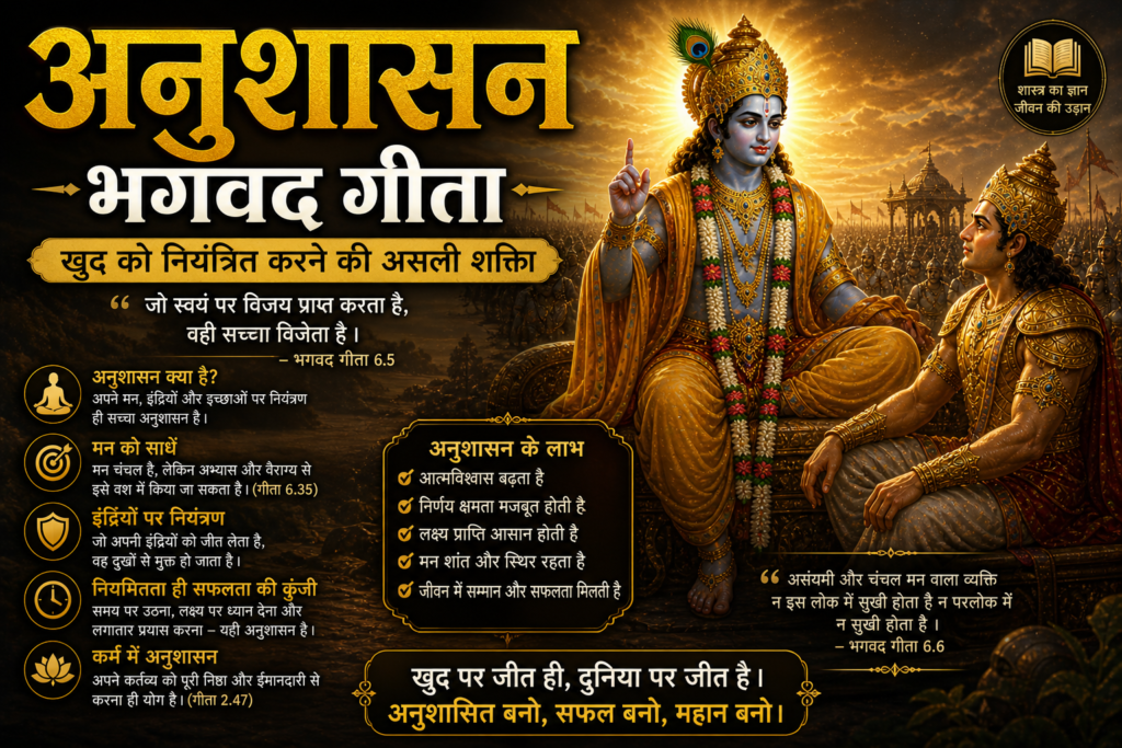 अनुशासन भगवद गीता